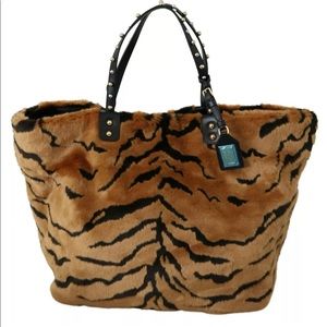 Dolce & Gabbana Beatrice Pellicciotto Tiger Faux-fur Tote Bag